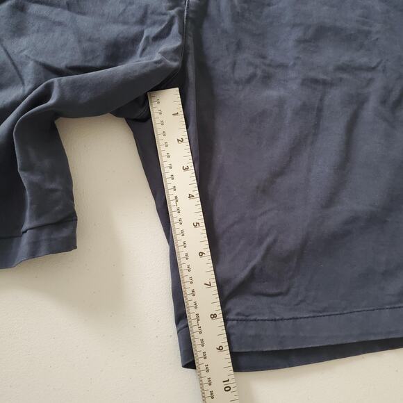 Flint and Tinder Shorts Mens 38 Navy Blue Chino Stretch Casual Flat Front Golf - Picture 4 of 9